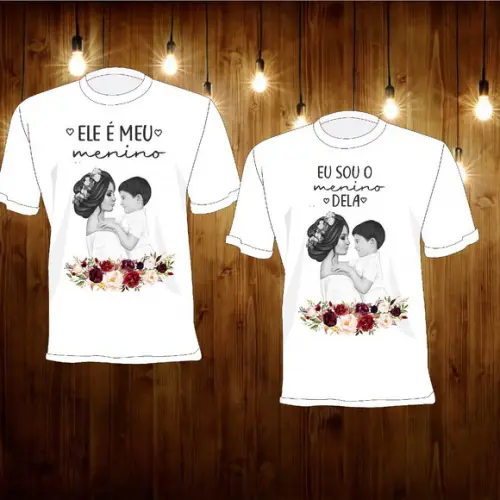 camiseta mãe e filho(a)