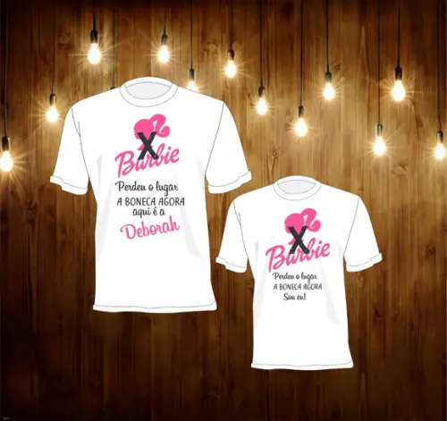 camiseta personalizada mãe e filha