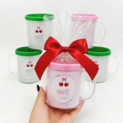 Caneca Acrilica Rosqueável - Lembrancinha Infantil