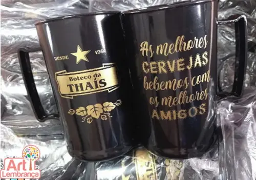 Caneca de Chopp em Acrílico 500 ml - Caneca Personalizada