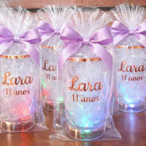 Copo com Led com Embalagem - Lembrancinha Festa Aniversário