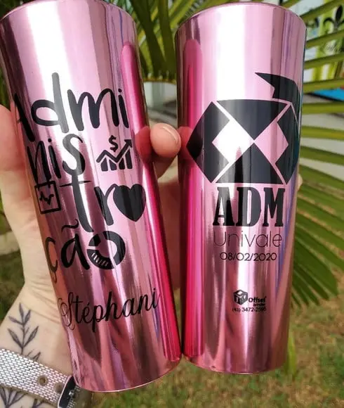 Copo Metalizado Personalizado