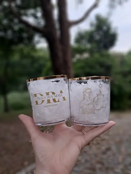 Copo Wisky com Borda