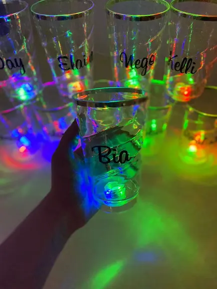 Copos com Led 500 ml - Personalizado