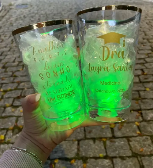 Copos com Led 500 ml - Copos para Formatura
