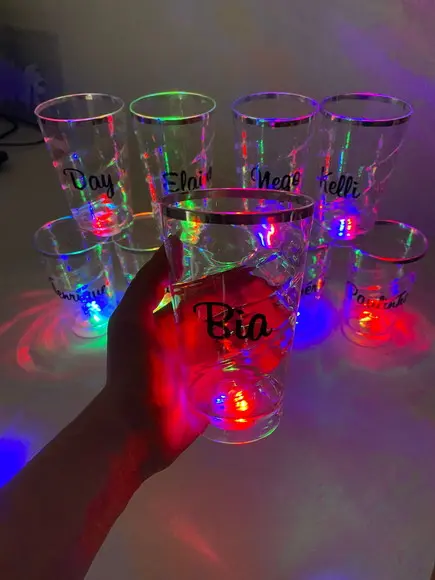 Copos com Led 500 ml - Personalizado