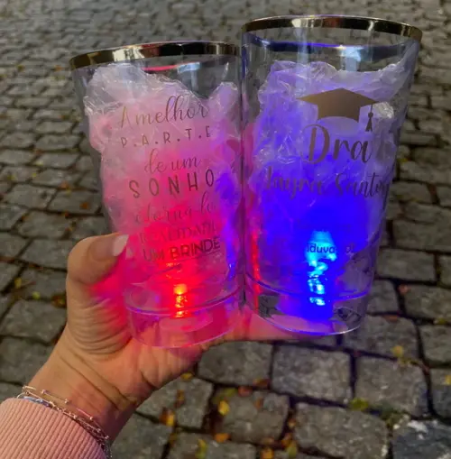 Copos com Led 500 ml - Copos para Formatura