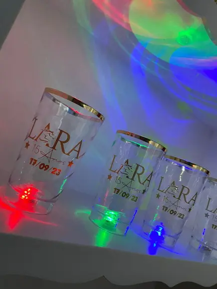 Copos com Led 500 ml para Formatura