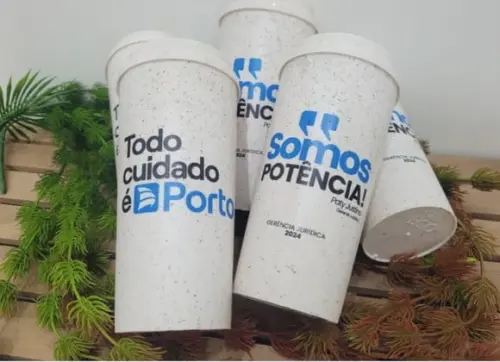 Copos Eco Bucks Fibra de Bambu - Personalizado 450ml