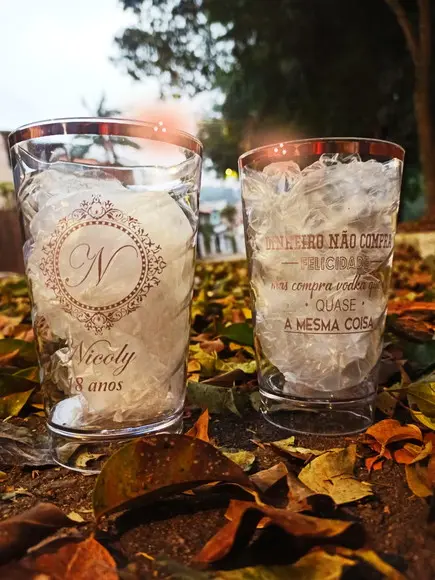 Copos Twister 500 ml Personalizado com Borda Rose