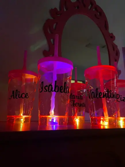 Copos Twister com Leds 500 ml -personalizado