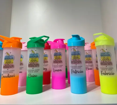 Garrafa Acqua Bio - Personalizada com Nomes Individuais