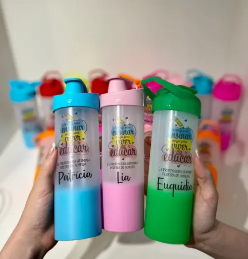 Garrafa Acqua Bio - Personalizada com Nomes Individuais