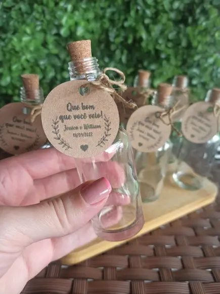 Garrafinha de Vidro para Bebida - 50 ml