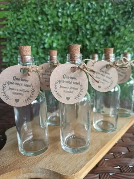 Garrafinha de Vidro para Bebida - 50 ml