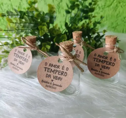 Garrafinhas para Tempero do Amor