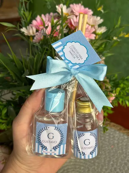 Kit Álcool Gel e Aromatizador de Ambiente - Maternidade