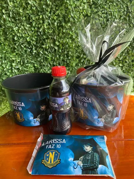 Kit Cineminha Personalizado - Wandinha