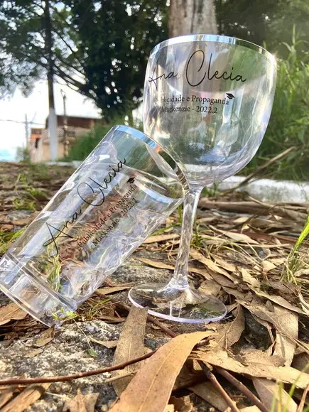 Kit Copo e Taça Personalizado Formatura