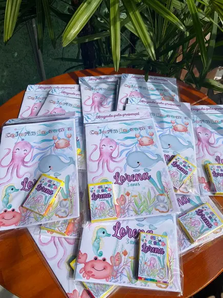 Kit Revestinha + Baldinho de Pipoca Personalizado