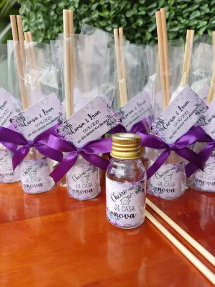 Lembrancinha Aromatizador de Ambiente- Chá de Casa Nova