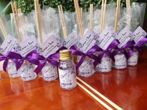 Lembrancinha Aromatizador de Ambiente- Chá de Casa Nova