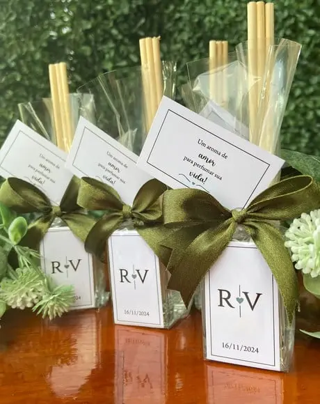 Lembrancinha Casamento Aromatizador - Vidro 30 ml