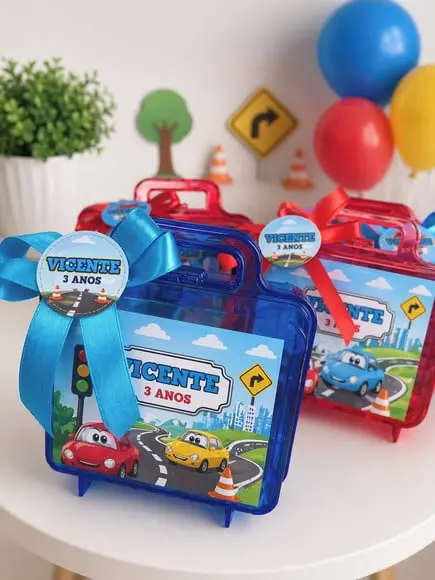Lembrancinha para Aniversário - Maletinha Acrílica