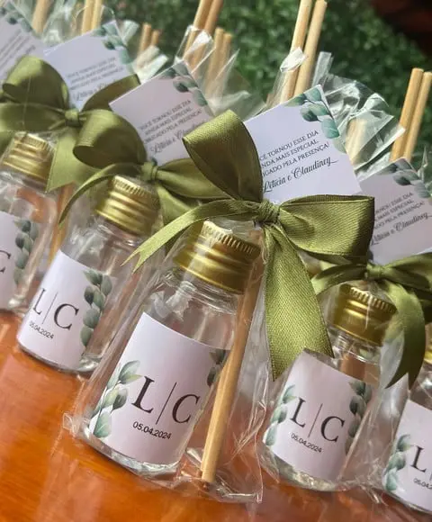 Mini Difusor Personalizado - Lembrancinha para Casamento