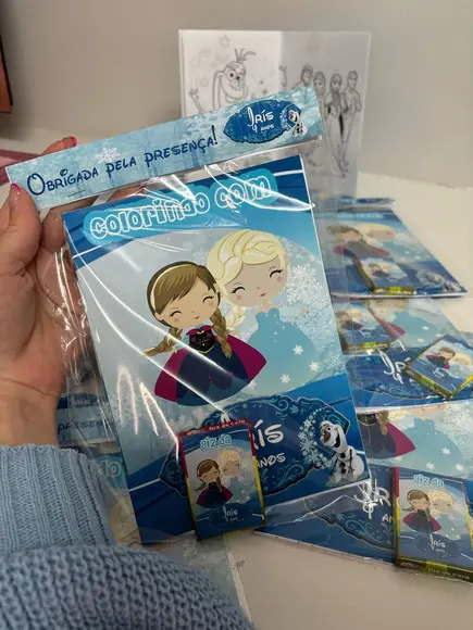 Revistinha para Colorir Frozen