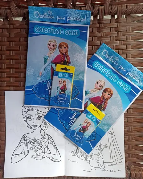 Revistinha Para Colorir Frozen