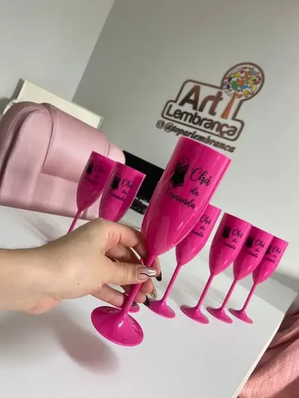 Taça Espumante para Chá de Lingerie