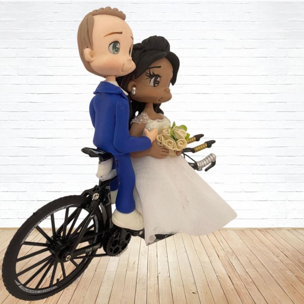 Topo de Bolo Casamento Personalizado em Biscuit , Estilo Fofinho!