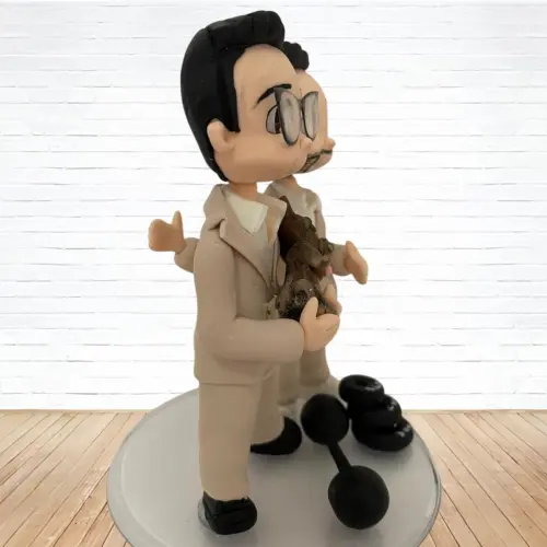 Topo de Bolo Casamento Personalizado em Biscuit, Estilo Fofinho!