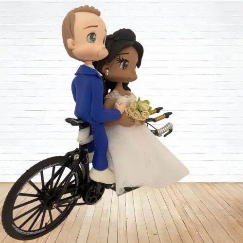 Topo de Bolo Casamento Personalizado em Biscuit , Estilo Fofinho!