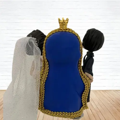 Topo de Bolo Casamento Personalizado em Biscuit, Estilo Fofinho!