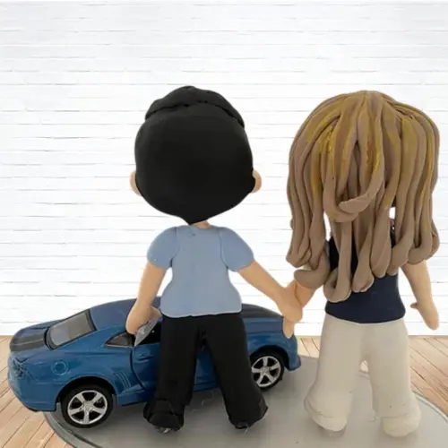 Topo de Bolo Casamento Personalizado em Biscuit, Estilo Fofinho!