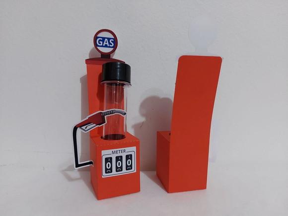 Caixa Bomba de Gasolina com Tubete