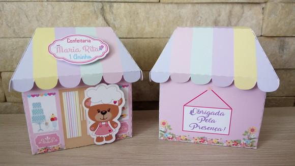 Caixa Casinha Confeitaria