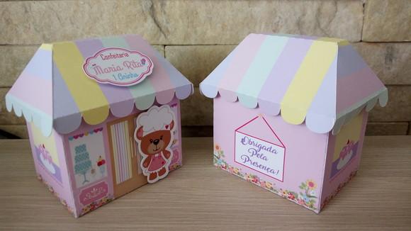 Caixa Casinha Confeitaria
