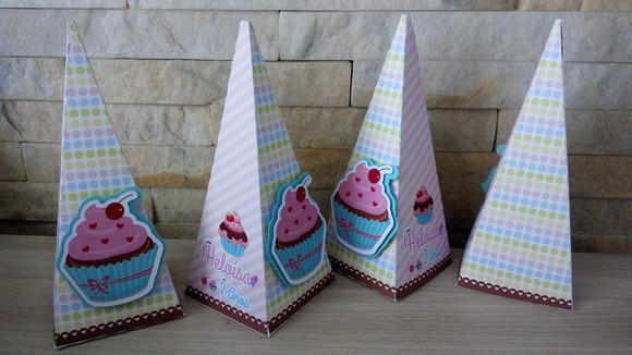 Caixa Cone Confeitaria