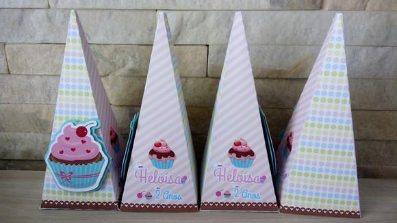 Caixa Cone Confeitaria