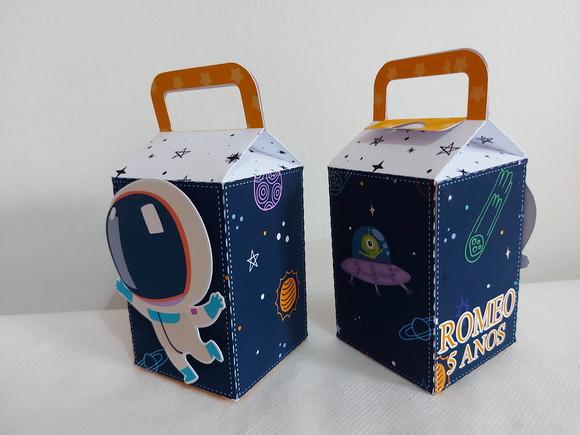 Caixa Milk com Alça Astronauta