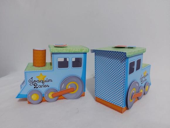 Caixa Trenzinho - Brinquedos
