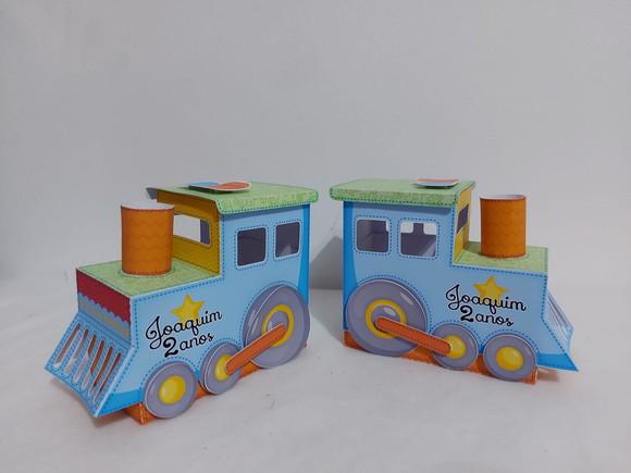 Caixa Trenzinho - Brinquedos
