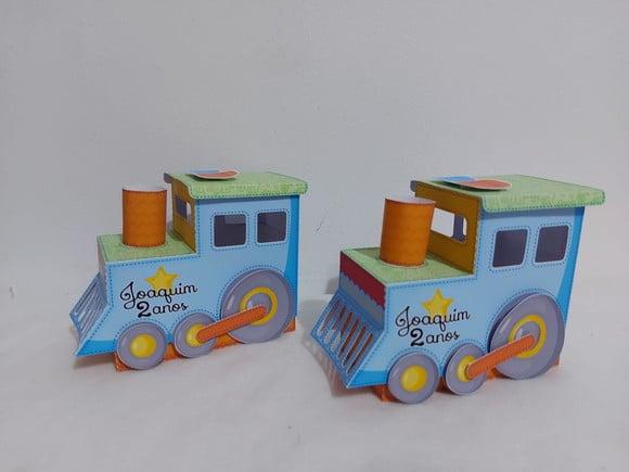 Caixa Trenzinho - Brinquedos