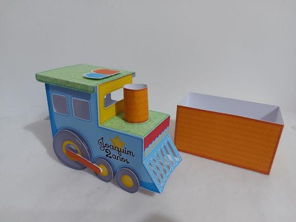 Caixa Trenzinho - Brinquedos