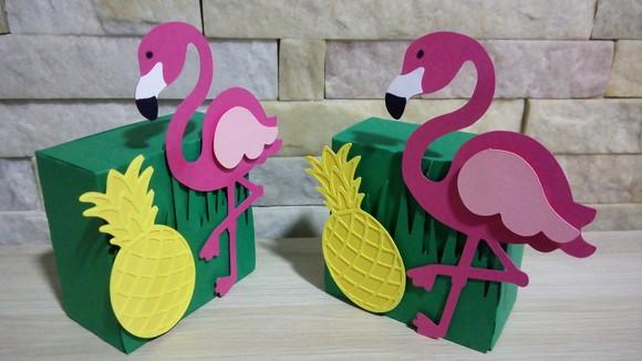 Caixa Tropical/flamingo
