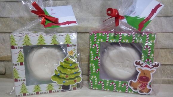 Caixinha de Natal com Sabonete