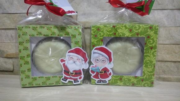 Caixinha de Natal com Sabonete